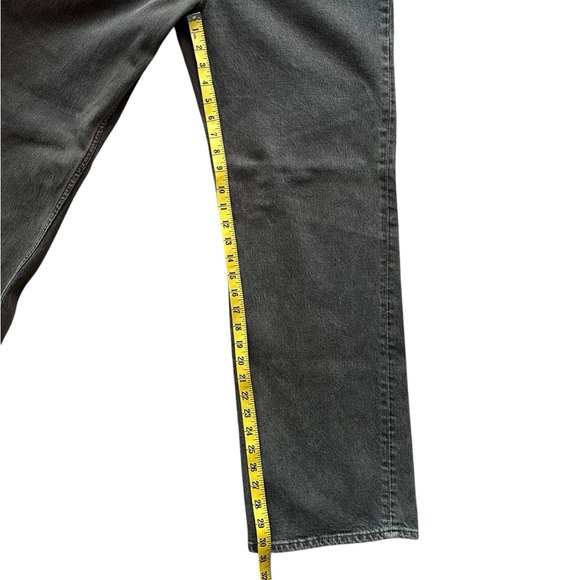 Abercrombie & Fitch Curve Love 90s Relaxed Jean High Rise Brown 28/6R - Picture 7 of 9